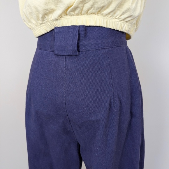 Free with Purchase 90s Runaway Bay Trousers High Rise Waisted Pleated Pants - Picture 5 of 10